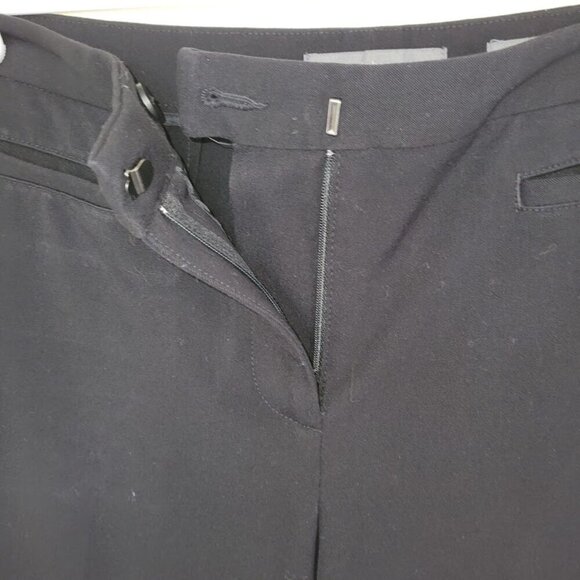 Liz Claiborne Audra Classic Dress Pants Black Mid Rise Straight Leg Women's SZ 8 - Picture 4 of 12